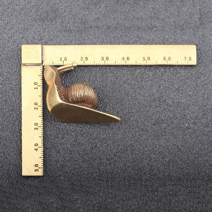 Retro Pure Mini Snail -  Small Ornament Brass Miniature Figurine