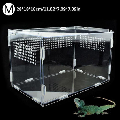 Terrarium For Pet Snails (Snailarium) Transparent Acrylic Magnetic